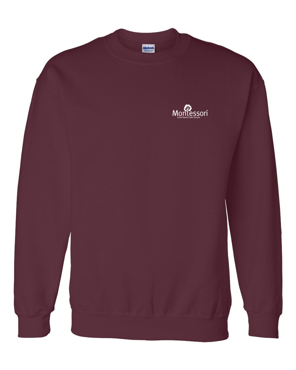 GR Montessori Left Chest Crew Neck Sweatshirt