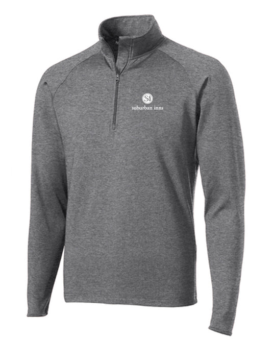 Men's Suburban Inns Sport-Tek® Tall Sport-Wick® Stretch 1/2-Zip Pullover
