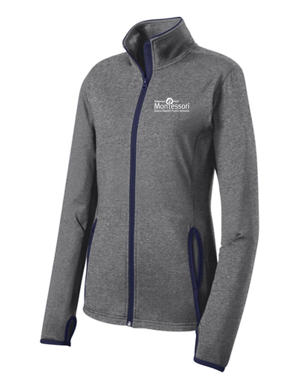 GR Montessori Staff SportTek Contrast Full Zip